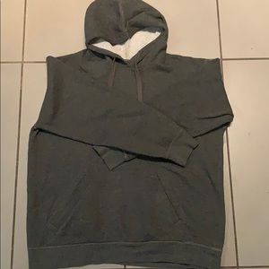 plain grey sweater